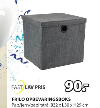 JYSK Frilo Opbevaringsboks tilbud