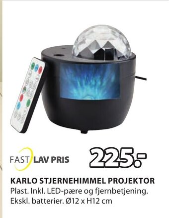 JYSK Karlo Stjernehimmel Projektor tilbud