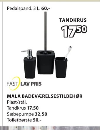 JYSK Mala Badeværelsestilbehør tilbud