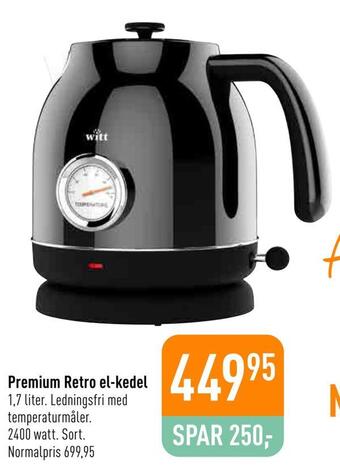 Imerco Premium retro el-kedel tilbud
