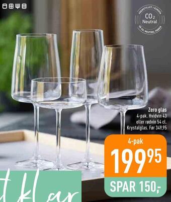 Imerco Zero glas tilbud