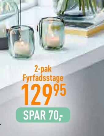 Imerco 2-pak fyrfadsstage tilbud