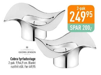 Imerco Cobra fyrfadsstage tilbud