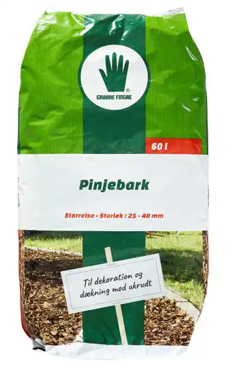 jem & fix Pinjebark 60 liter - grønne fingre tilbud