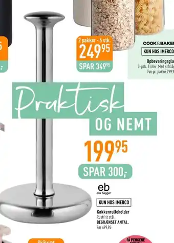Imerco Eb køkkenrulleholder tilbud