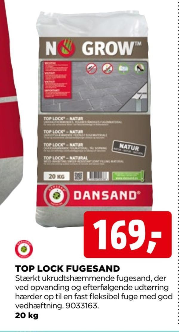 Top lock fugesand tilbud hos jem & fix