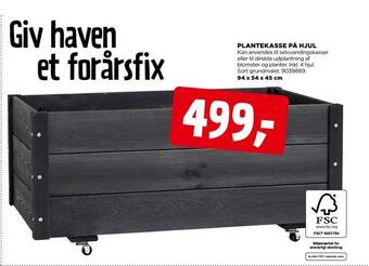 jem & fix Plantekasse på hjul tilbud