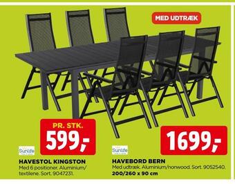 jem & fix Havestol kingston tilbud