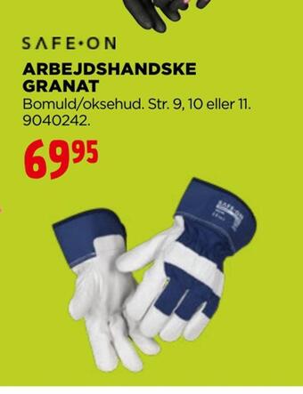 Arbejdshandske granat