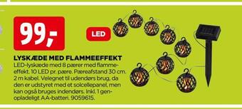 jem & fix Lyskæde med flammeeffekt tilbud
