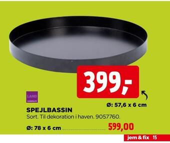 jem & fix Spejlbassin tilbud