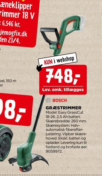 jem & fix Græstrimmer tilbud