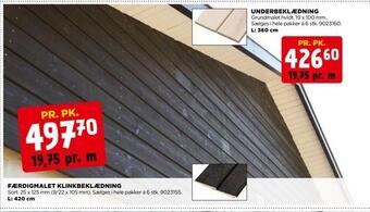 jem & fix Færdigmalet klinkbeklædning tilbud