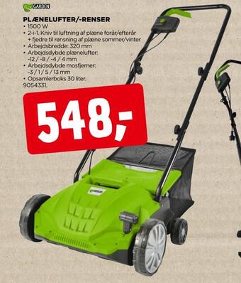 jem & fix Plænelufter/-renser tilbud
