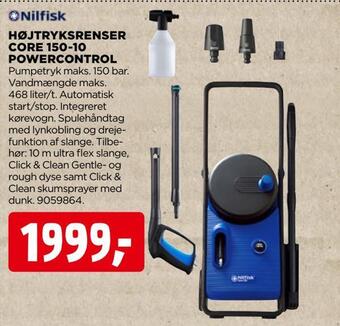 jem & fix Højtryksrenser core 150-10 powercontrol tilbud