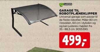 jem & fix Garage til robotplæneklipper tilbud