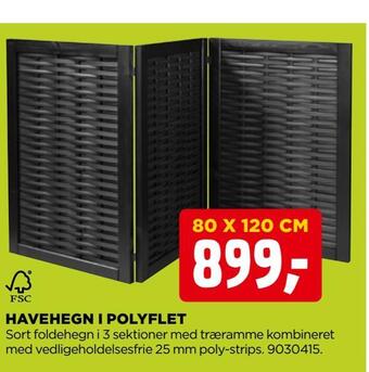 jem & fix Havehegn i polyflet tilbud