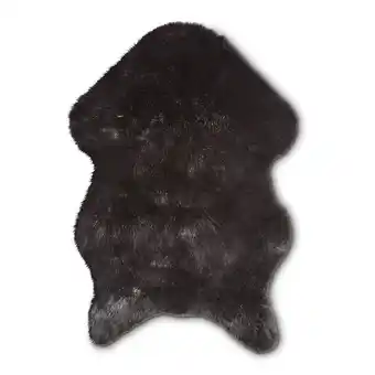 Kop & Kande Imiteret skind mink mørk grå 60 x 90 cm tilbud