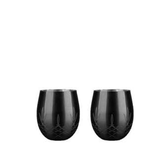 Kop & Kande Frederik bagger crispy shine dark goblet glas 2 stk. tilbud