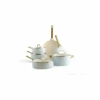 Imerco Greenpan padova grydesæt - 10 dele - aluminium/rustfrit stål - light blue tilbud
