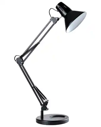 Bright design arkitektlampe med 2 baser - sort