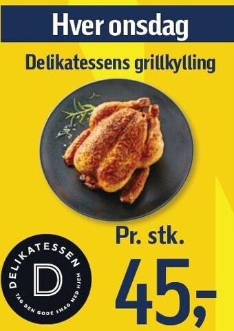 Føtex Delikatessens grillkylling tilbud