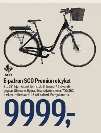 Føtex E-patron sco premium elcykel tilbud