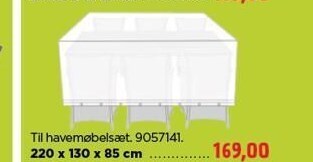 jem & fix Overtræk t. havemøbelsæt tilbud