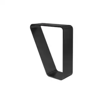 SengeSpecialisten Wonderland edge ben 13 cm sort (4 stk.) tilbud