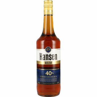 Netpris Hansen rum blue 40% 70 cl tilbud