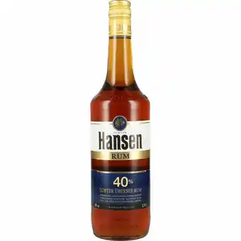 Hansen rum blue 40% 70 cl