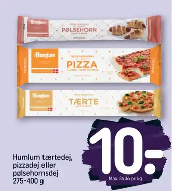 REMA 1000 Humlum pølsehornsdej tilbud