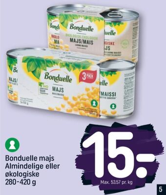 REMA 1000 Bonduelle majs tilbud