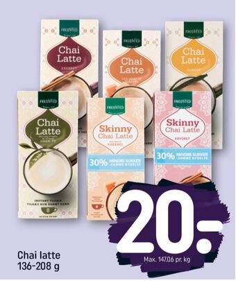REMA 1000 Chai latte instant te krydret tilbud