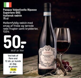 REMA 1000 Ukendt italiensk rødvin tilbud