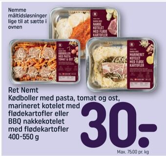 REMA 1000 Rema 1000 nakkekotelet med flødekartofler tilbud