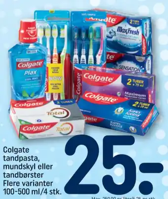 REMA 1000 Colgate mundskyl tilbud