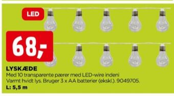 jem & fix Ukendt lyskæder tilbud