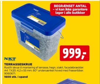 jem & fix Nkt fasteners skruer tilbud