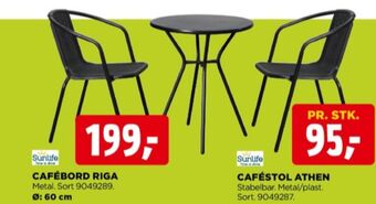 Sunlife cafébord