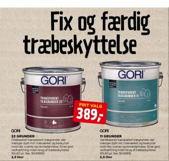jem & fix Gori grunder tilbud
