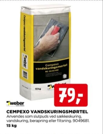 jem & fix Weber mørtel tilbud