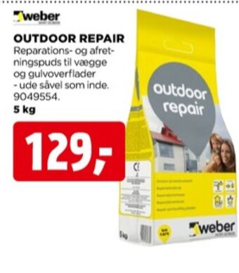 jem & fix Weber pudsemørtel tilbud