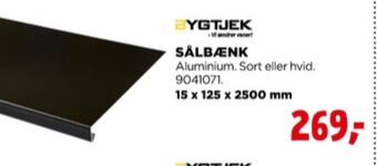 Bygtjek sålbænk