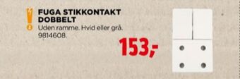 jem & fix Fuga stikkontakt tilbud