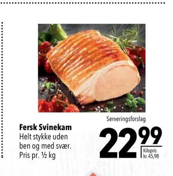 Citti Fersk svinekam tilbud