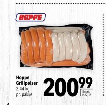 Citti Hoppe grillpølser tilbud