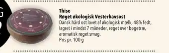 Thise røget økologisk vesterhavsost