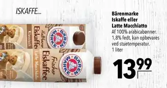 Citti Bärenmarke iskaffe eller latte macchiatto tilbud