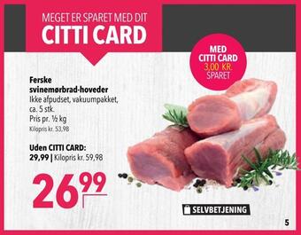 Citti Meisterfrisch fersk côte de boeuf tilbud